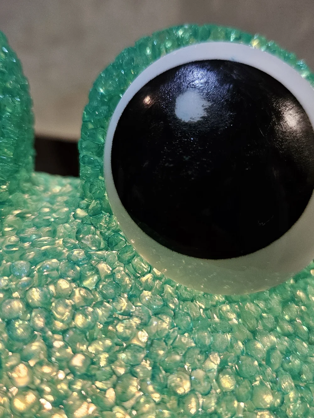 y2k green frog lamp WORKS